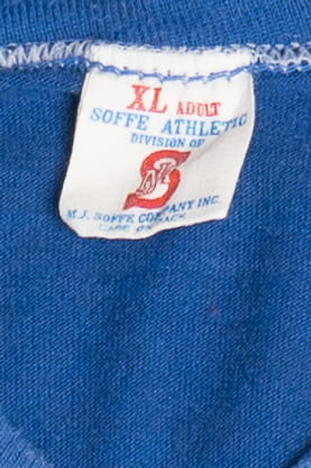 Vintage "SBHSA" Shoulder Stripe Raglan V-Neck T-Shirt