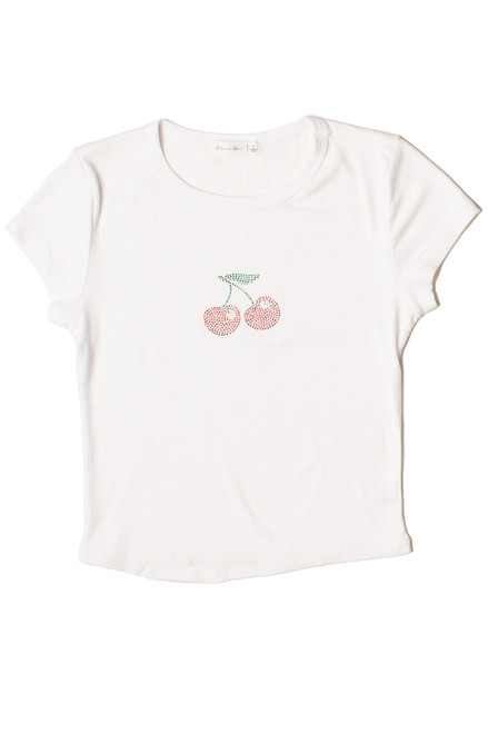 Rhinestone Cherry Tee