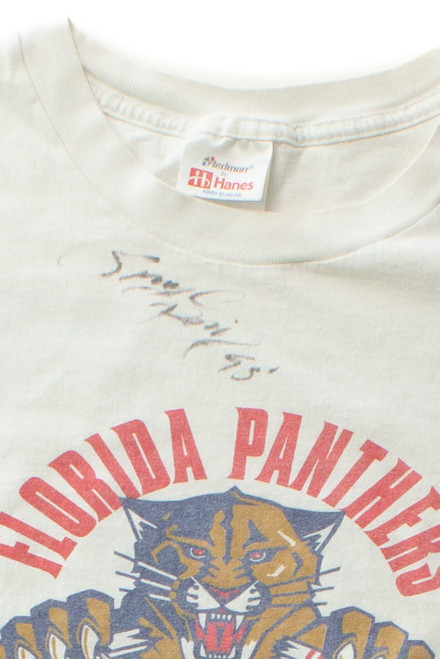 Vintage Signed Florida Panthers T-Shirt (1990s)