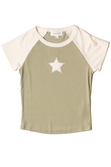 Star Patch Raglan Tee