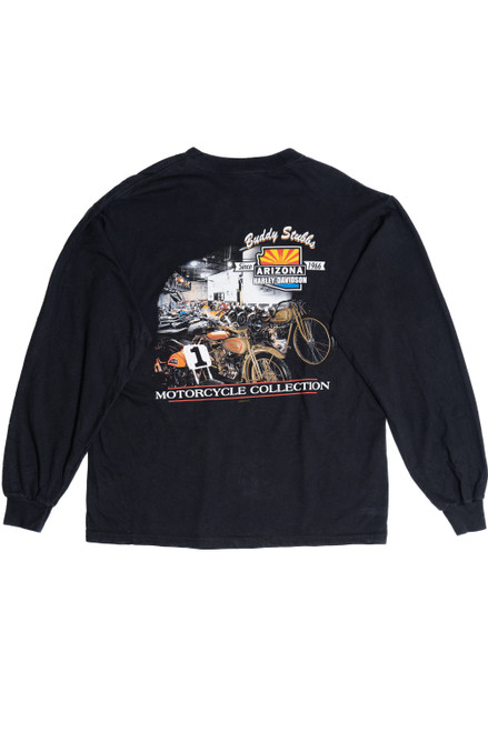 "Buddy Stubbs Motorcycle Collection" Harley Davidson Long Sleeve T-Shirt