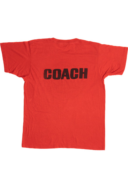 Vintage "Virginia Beach Soccer Club" Coach Screen Stars Single Stitch T-Shirt (1980s)