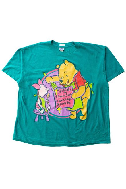 Vintage Pooh & Piglet Specialz Menu T-Shirt (1990s)