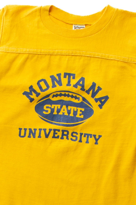 Vintage Montana State University Youth Football T-Shirt (1980s)