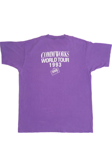 Vintage "CommWorks For Windows" World Tour 1993 Single Stitch T-Shirt (1990s)