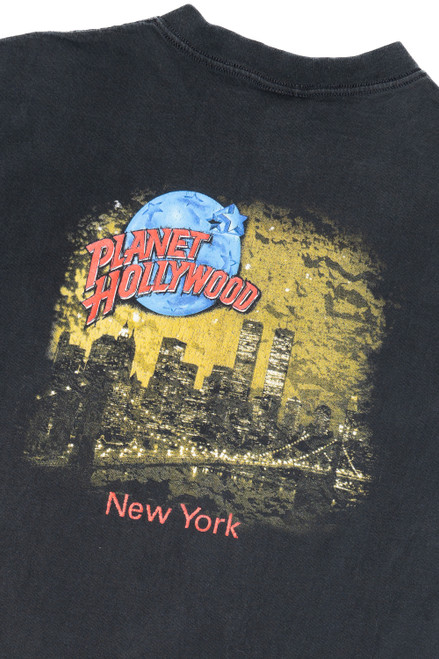 Vintage 1991 Planet Hollywood New York City Skyline T-Shirt (1990s)