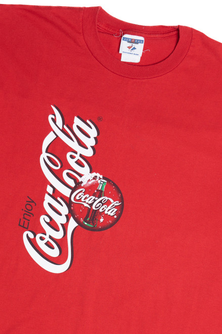 Vintage "Enjoy Coca-Cola" Logo T-Shirt (1990s)