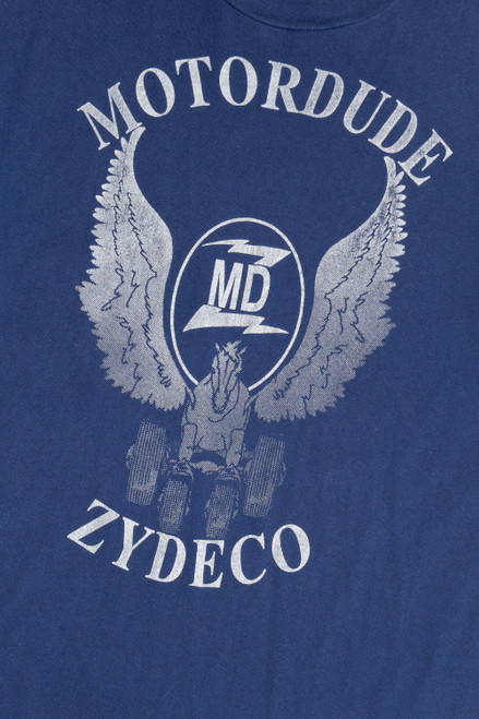 Vintage Motordude Zydeco Single Stitch Band T-Shirt (1990s)