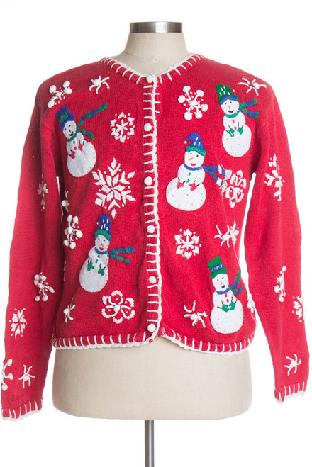 Red Ugly Christmas Cardigan 38985