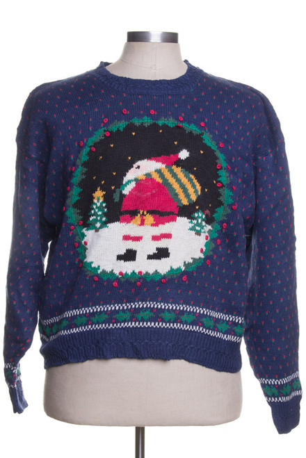 Blue Ugly Christmas Pullover 41559