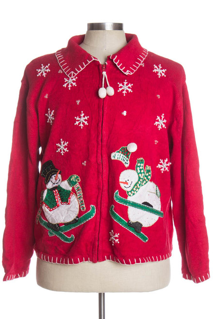 Red Ugly Christmas Cardigan 37576