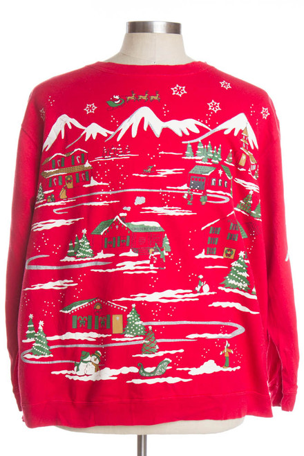 Red Ugly Christmas Sweatshirt 40693