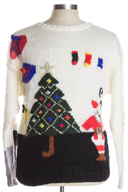 Multicolor Ugly Christmas Pullover 38879