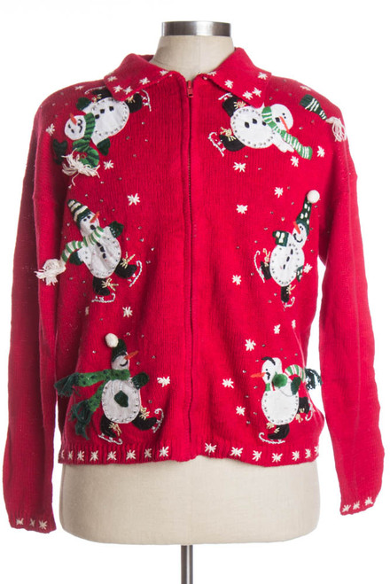 Red Ugly Christmas Cardigan 38729