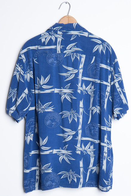 Blue Bamboo Vintage Hawaiian