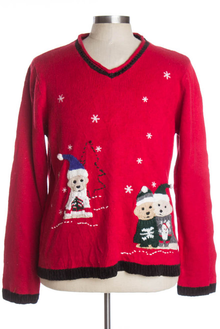 Red Ugly Christmas Pullover 38740