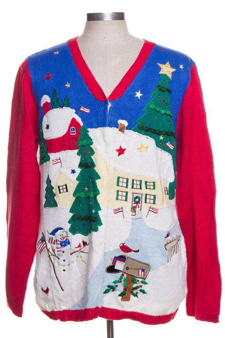 Multicolor Ugly Christmas Cardigan 41897