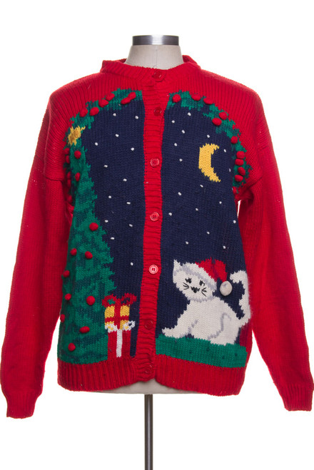 Red Ugly Christmas Cardigan 41774