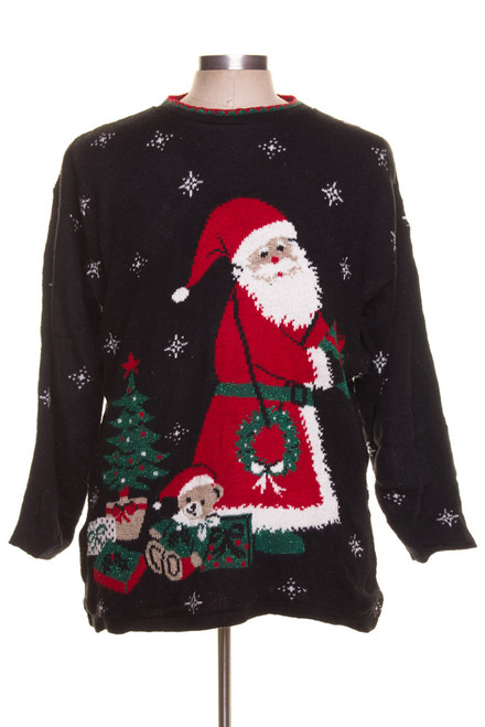 Black Ugly Christmas Pullover 42201