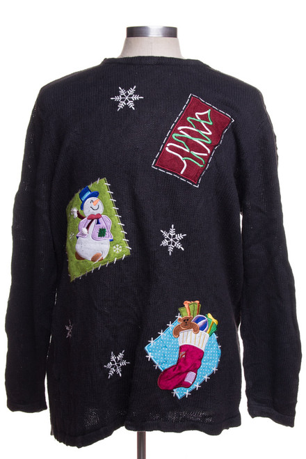 Black Ugly Christmas Pullover 41661