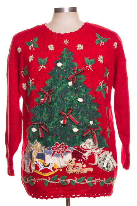 Red Ugly Christmas Pullover 42275