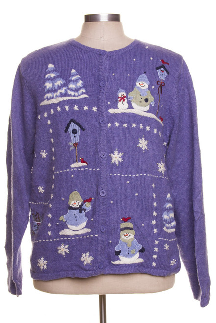 Blue Ugly Christmas Cardigan 42158