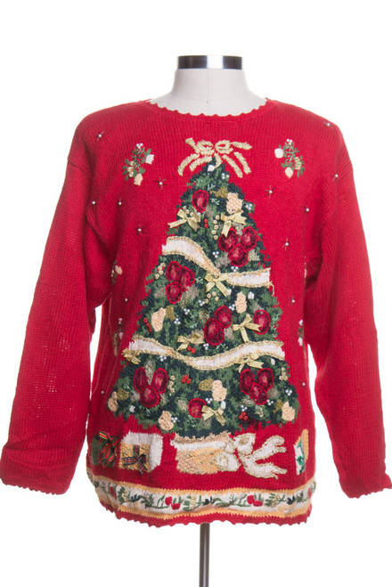 Red Ugly Christmas Pullover 42970