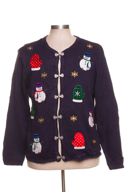 Blue Ugly Christmas Cardigan 42281