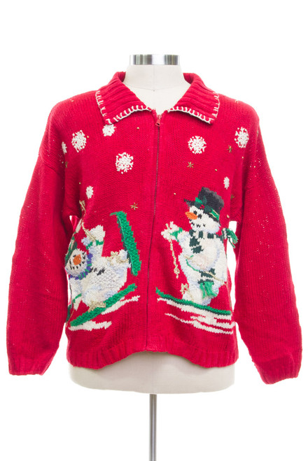 Red Ugly Christmas Cardigan 42575