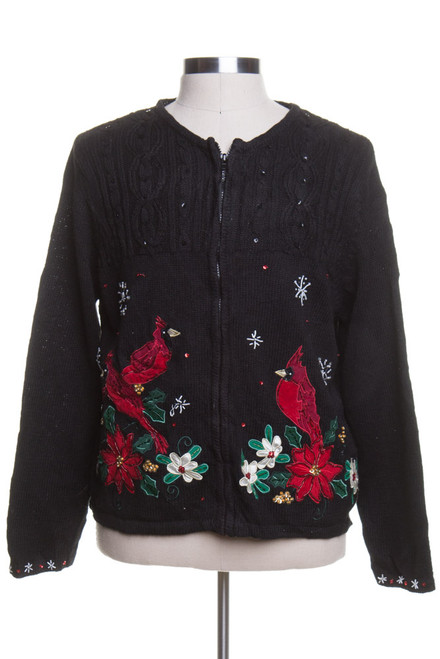 Black Ugly Christmas Cardigan 42839