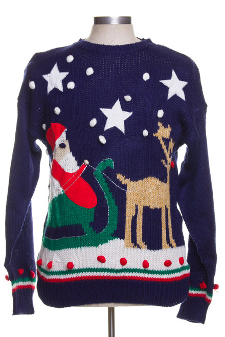 Blue Ugly Christmas Pullover 41867