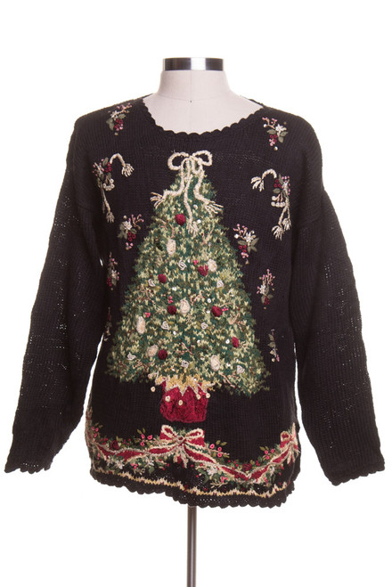 Black Ugly Christmas Pullover 42925