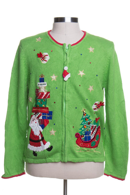 Green Ugly Christmas Cardigan 42849