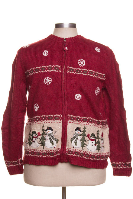 Red Ugly Christmas Cardigan 42006