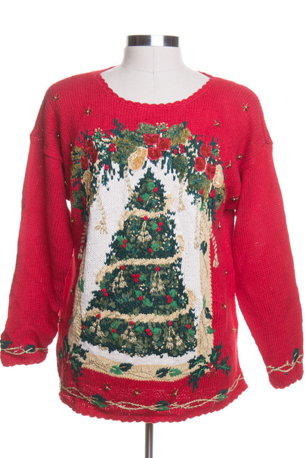Red Ugly Christmas Pullover 42801