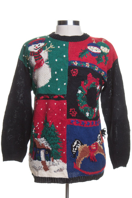 Black Ugly Christmas Pullover 42744