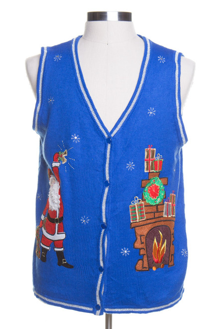 Blue Ugly Christmas Vest 43450