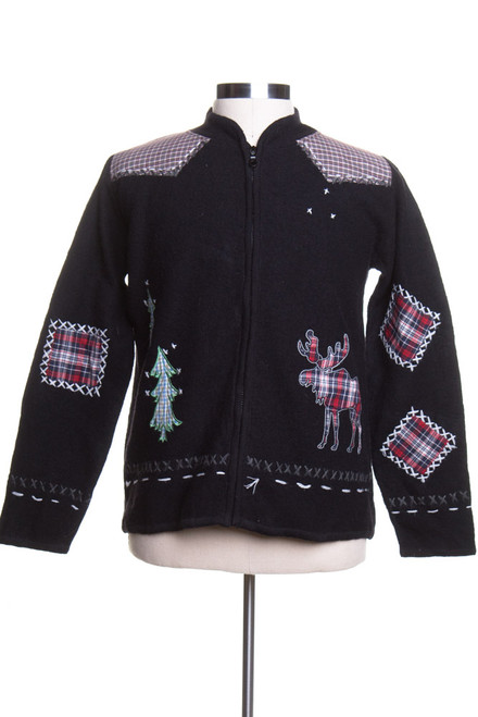 Black Ugly Christmas Cardigan 42603