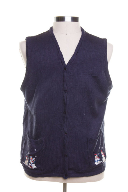 Blue Ugly Christmas Vest 42452