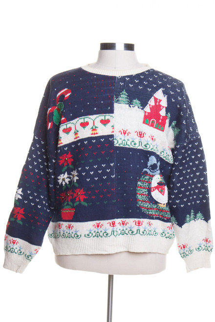 Blue Ugly Christmas Pullover 43398