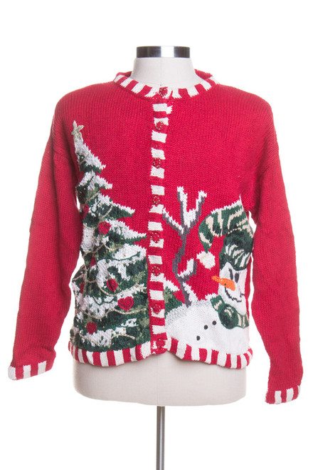 Red Ugly Christmas Cardigan 43704