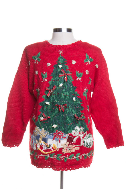 Red Ugly Christmas Pullover 44008