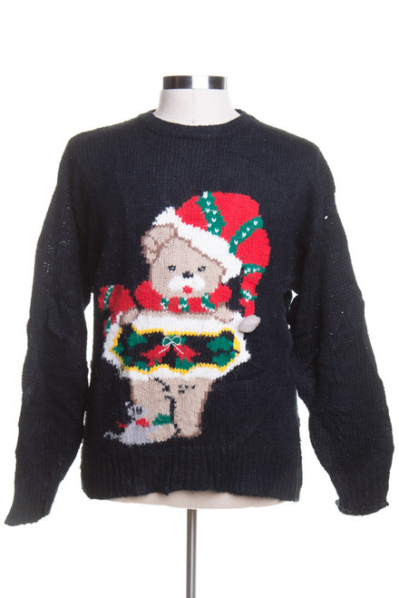 Black Ugly Christmas Pullover 44214