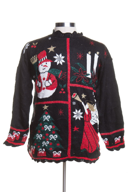 Black Ugly Christmas Pullover 44309