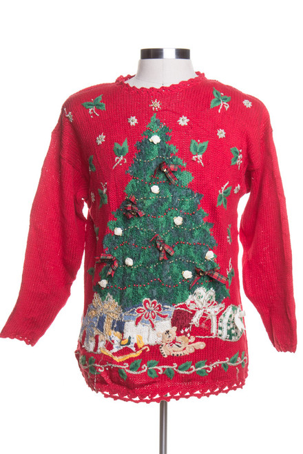 Red Ugly Christmas Pullover 43789