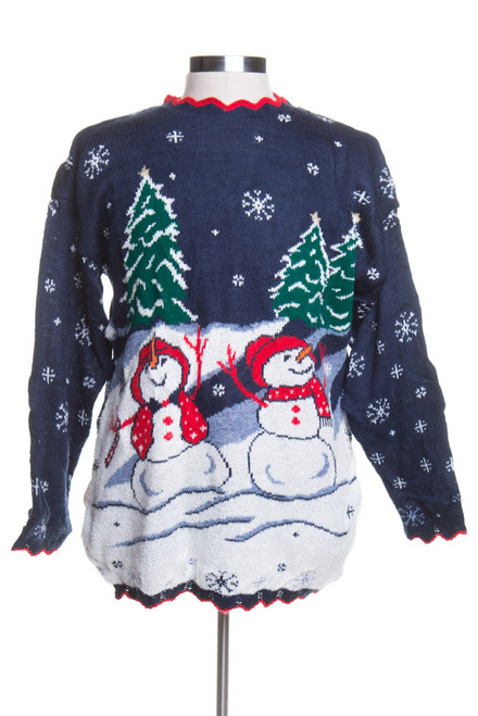 Blue Ugly Christmas Pullover 43582