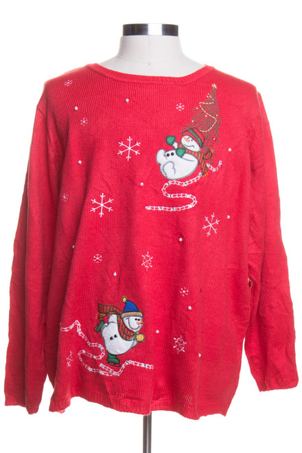 Red Ugly Christmas Pullover 43510