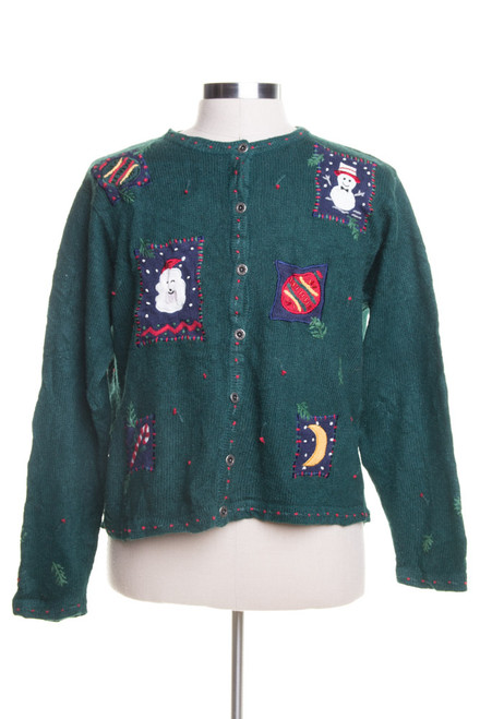 Green Ugly Christmas Cardigan 45109