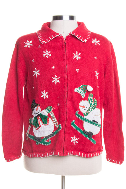 Red Ugly Christmas Cardigan 45748