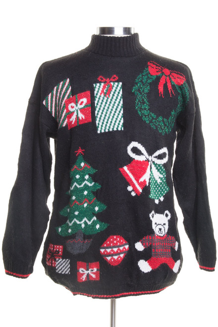 Black Ugly Christmas Pullover 47903